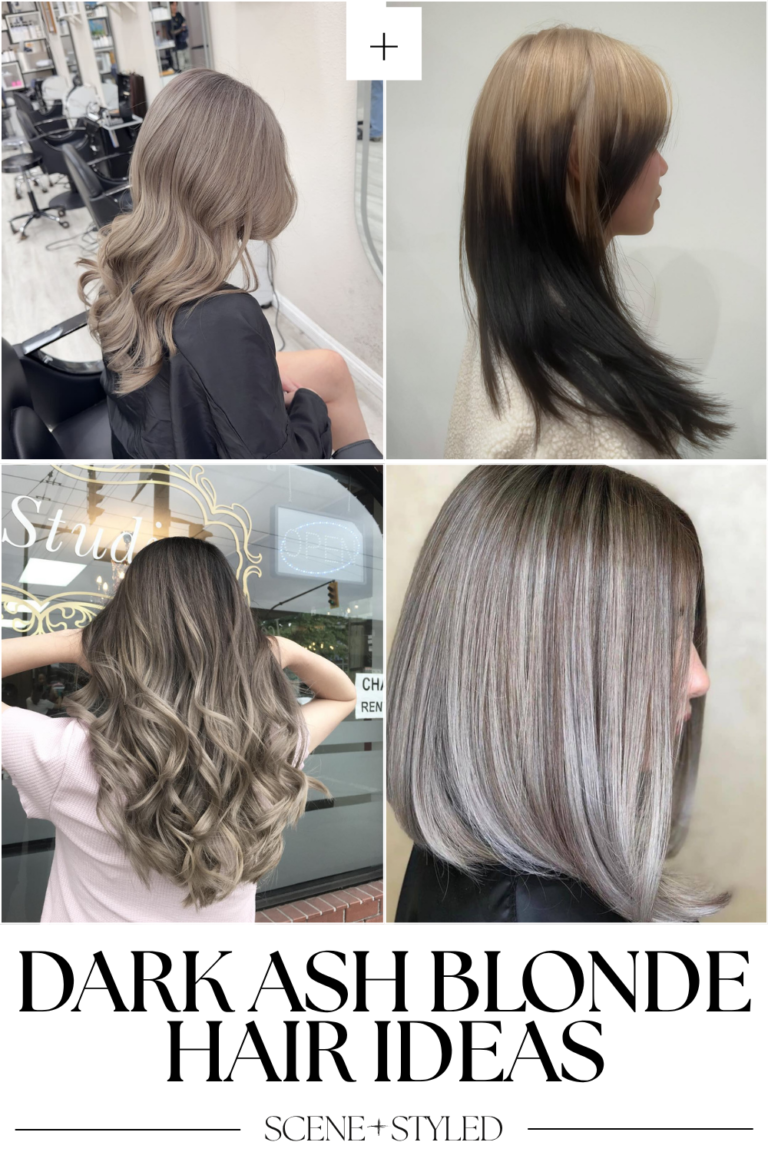 Dark ash blonde hair