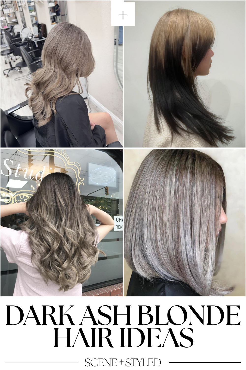 Dark ash blonde hair