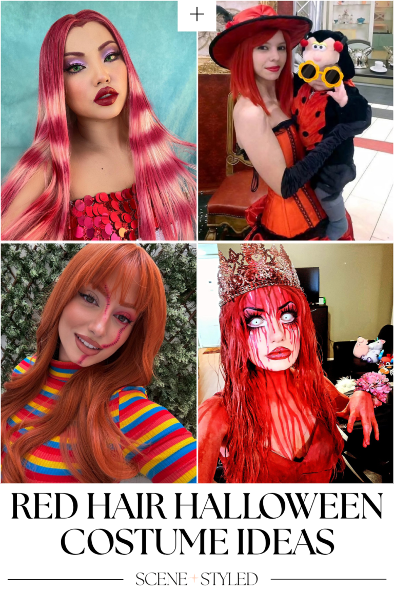 Red hair Halloween costume