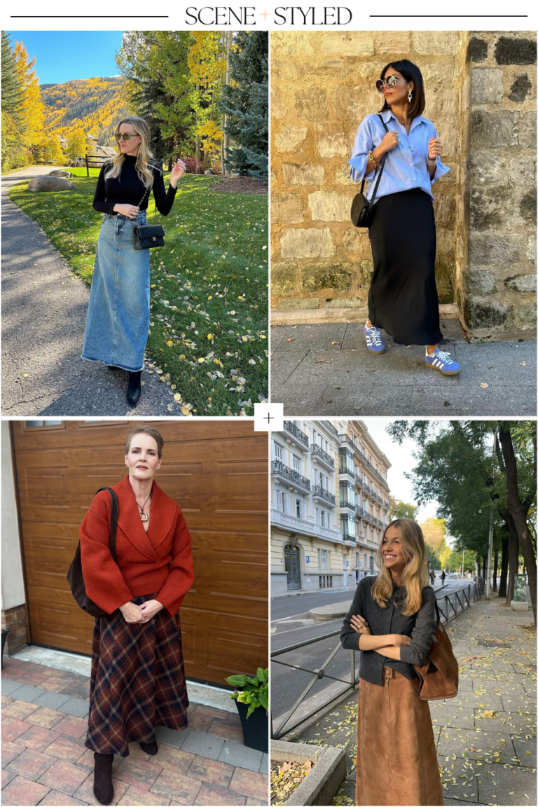 Long skirt fall outfit