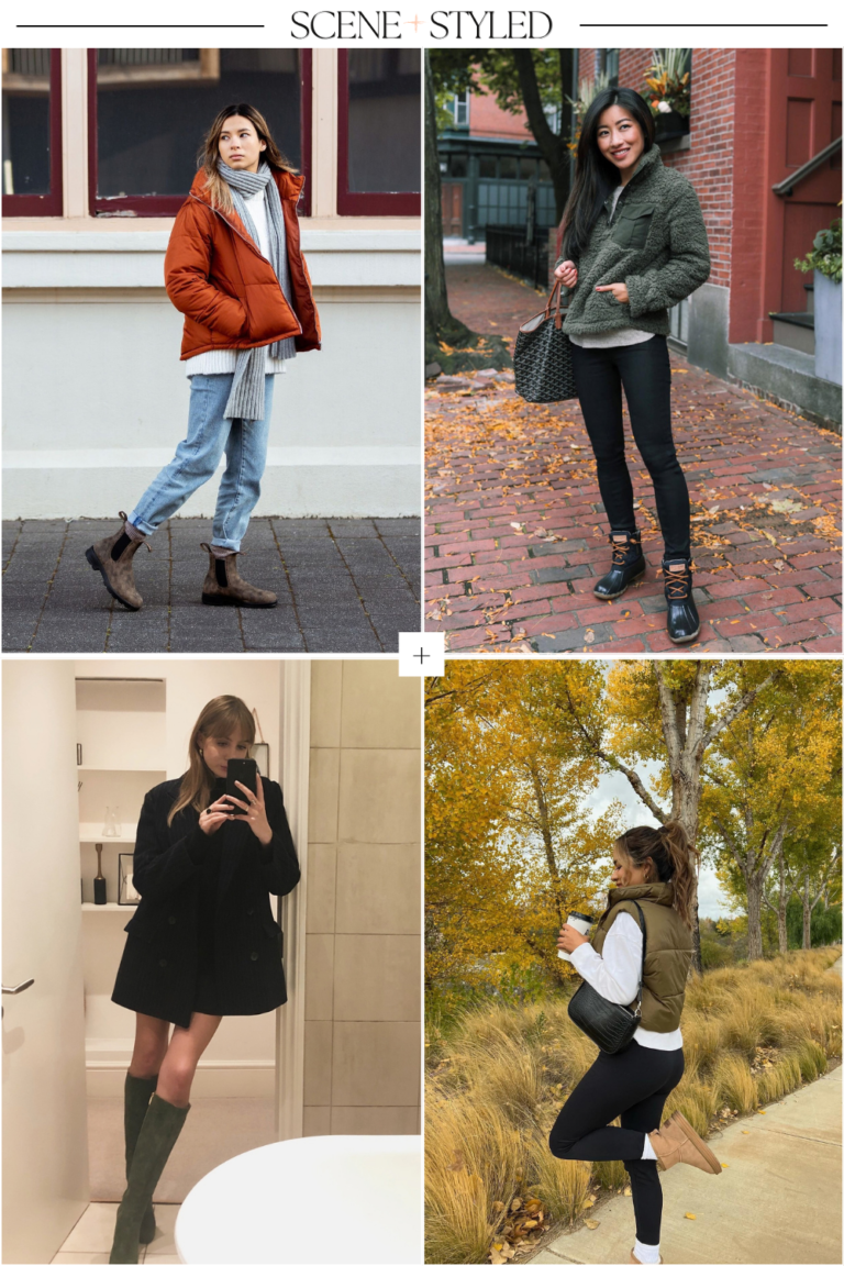 Winter boots outfit